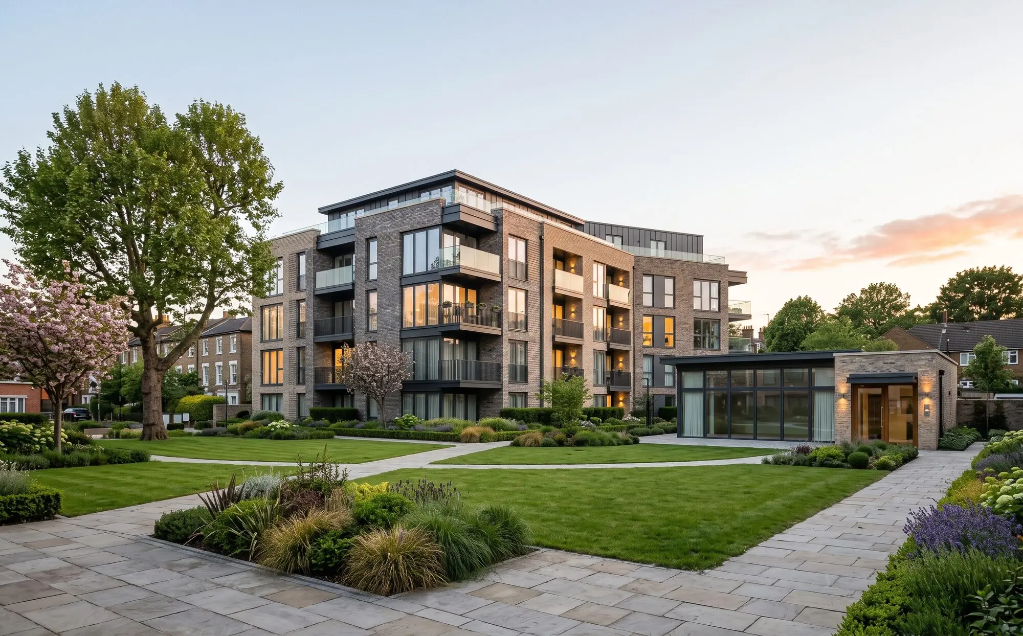 UK residential apartment block